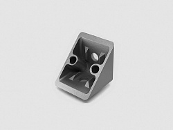 Угловой алюминиевый соединитель 60х60S, паз 10, B835