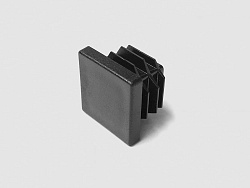 Заглушка квадратная 30х30, чёрная, A977