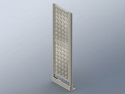 Набор секция 1800х420 вставка металл