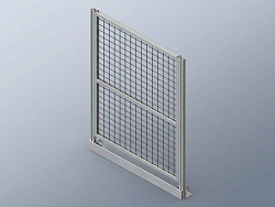 Набор секция 1400х1250 вставка сетка