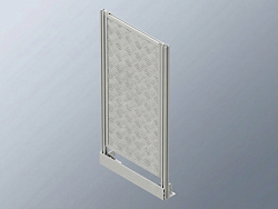 Набор секция 1400х670 вставка металл