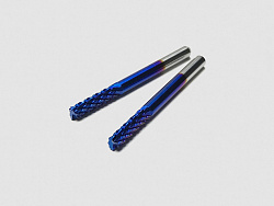 Набор концевых фрез с гол. нанопокр., d=3мм (10 шт), B709