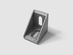 Угловой алюминиевый соединитель 30х40, паз 8, A992