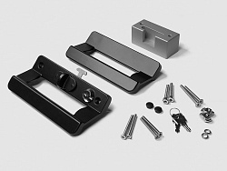 Замок для раздвижной двери из профиля 40х40, левый, A897