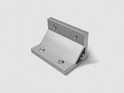 Угловой алюминиевый соединитель 50 45х90, паз 10, A792