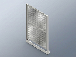 Набор секция 1800х1250 вставка металл