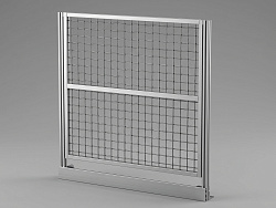 Набор секция 1400х1500 вставка сетка