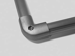 Соединитель трубных профилей Ф28 наружный под углом 90 гр., B396