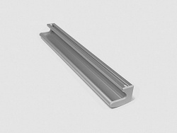 Ручка дверная алюминиевая L= 300мм, серая, A879