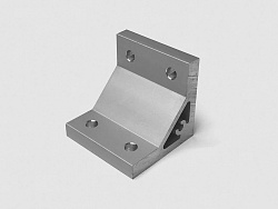 Угловой алюминиевый соединитель 50 30х60, паз 8, A790