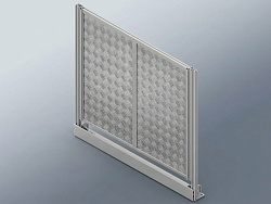 Набор секция 1400х1500 вставка металл