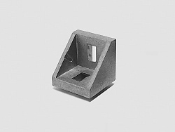 Угловой алюминиевый соединитель 30х30_D, паз 8, H06