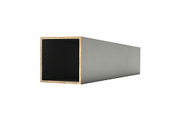 Профиль алюминиевый, квадрат 40x40x2 (Ан. серебро)