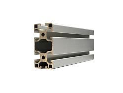 Профиль конструкционный 40х80 паз 8мм (Ан. серебро)