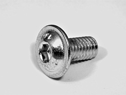 Винт с полукругл. гол., с буртом и вн. шестигр., А2, М6 х 12 ISO 7380-2, L50