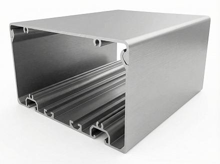 Профиль кабель-канала 80х160 (Ан. серебро)