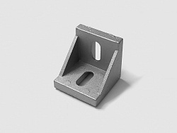 Угловой алюминиевый соединитель 45х45, паз 10, A994