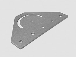 Т-образный поворотный соединитель 90х150, паз 8, A428