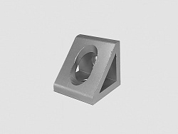 Угловой алюминиевый соединитель 45х45, паз 10, A450