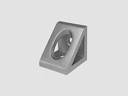 Угловой алюминиевый соединитель 40х40, паз 10, A470