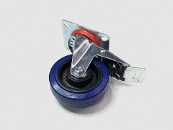 Колесо c тормозом Ø100 с платформой, B923