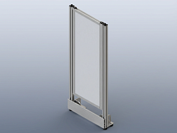 Набор секция 1400х420 вставка стекло