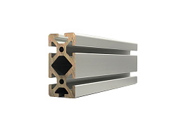 Профиль конструкционный 40х80H паз 8мм (Ан. серебро)