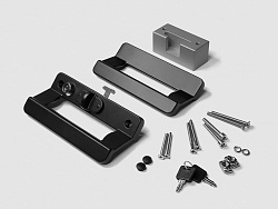 Замок для раздвижной двери из профиля 40х40, правый, A898