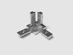 3-х сторонний соединитель 40х40, паз 10, B06