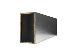 Профиль алюминиевый, прямоугольник 40x80x3 (Без покрытия)