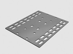 Монтажная пластина под каретки HGH20, B785