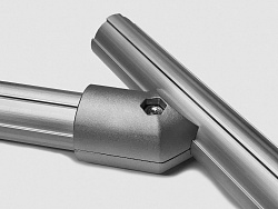 Соединитель трубных профилей Ф43 наружный под углом 45 гр., B410