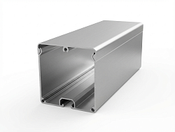 Профиль кабель-канала 80х80 (Ан. серебро)