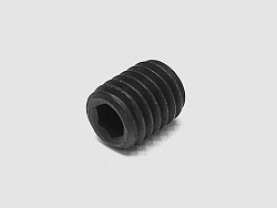 Винт установочный DIN 916 М8 х 10, черный оксид, B891