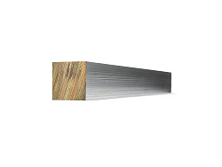 Пруток алюминиевый, квадрат 25x25 (Без покрытия)