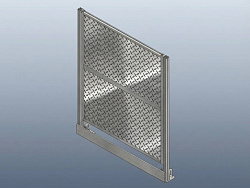 Набор секция 1400х1250 вставка металл