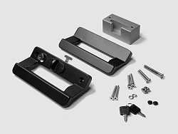 Замок для раздвижной двери из профиля 30х30, правый, A896