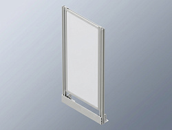 Набор секция 1400х670 вставка стекло